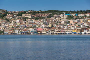Panoramic view of Argostoli town, Kefalonia, Ionian islands, Greece
