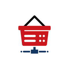 Fototapeta premium Shop Server Logo Icon Design