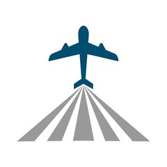 Obraz na płótnie Canvas Airplane Symbol. Icon. Logo. vector eps 10.