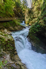 Vintgar Gorge. Slovenia
