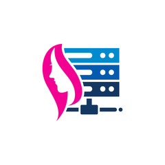 Beauty Server Logo Icon Design
