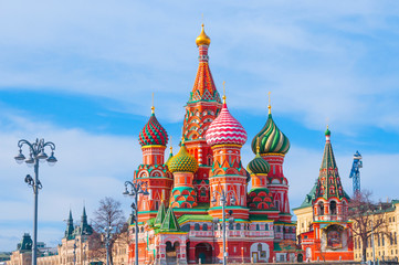 Saint Basil's Cathedral at Red Square in Moscow, Russia