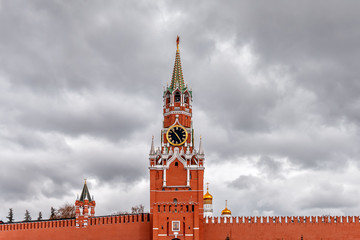 Spasskaya Tower on Red Square, Moscow