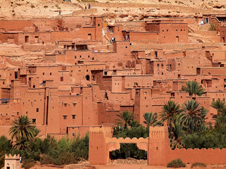 A&iuml;t Benhaddou - Ouarzazate the fortified village between the Sahara and Marrakech -UNESCO World Heritage Site