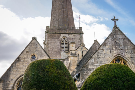 Close Up of St.Mary's Church, Painswick, Cotswold