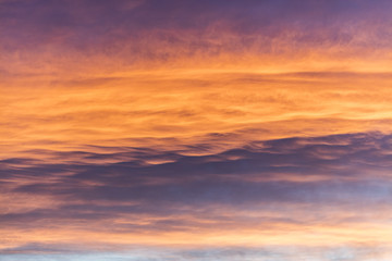 Naklejka na ściany i meble sunset clouds background