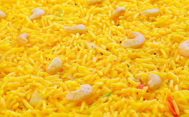 Indian Cuisine Pulao Also Know as Pulav, Vegetarian Biryani, Veg Pulav, Vegetable Pulav, Biriyani or Vegetable Rice is a Spicy Rice Dish Prepared By Cooking Rice with Various Vegetables And Spices