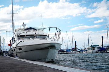 Obraz na płótnie Canvas Boat In Marina 