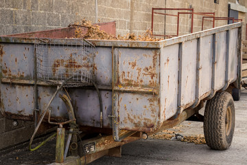 Rusty Farm Trailer