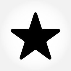 Star icon. Vector illustration.