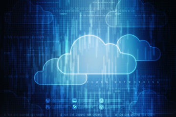 3d rendering Cloud computing