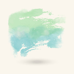 green watercolor background