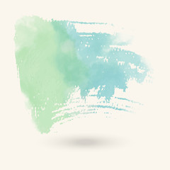 green watercolor background