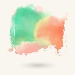 Obraz premium Abstract rainbow watercolor
