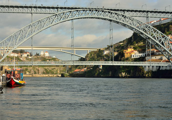 Fototapeta premium Luís I Bridge In Porto, Portugal