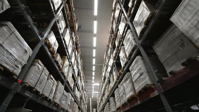 Large warehouse logistics terminal