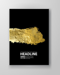 Vector Black and Gold Design Templates