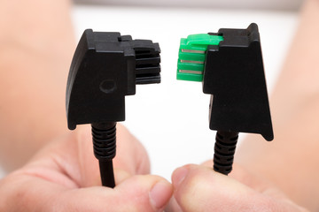 Cable with TAE-F to TAE-F connection