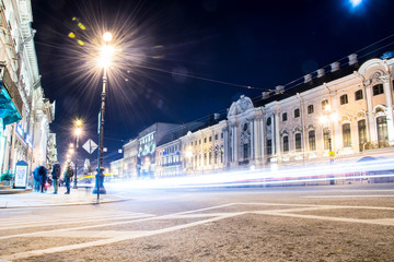 Saint-Petersburg by night