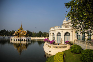 Fototapeta na wymiar Land Scape of Bang-Pa-In Summer Palace