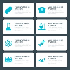 Flat health, science, sports, kids and toys infographic timeline template for presentations, advertising, annual reports