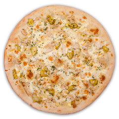 Pizza. View from above