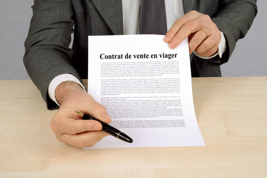 Contrat de vente en viager