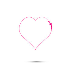 heart love icon logo symbol isolated background