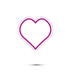 heart love icon logo symbol isolated background