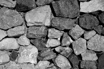 Wall of stones. Masonry. Old castle. The texture of the stone.