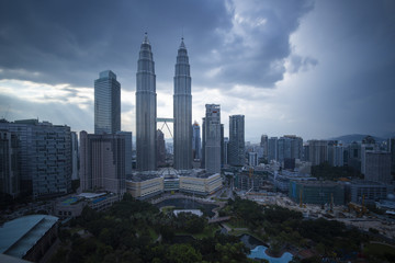 Fototapeta na wymiar Malaysia Skyline