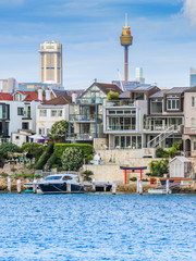 Sydney Harbour water front houses