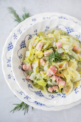 Kapusta zasmażana z boczkiem