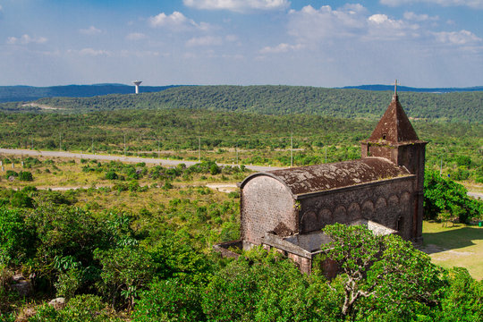 Bokor Church, Kampot, Cambodia