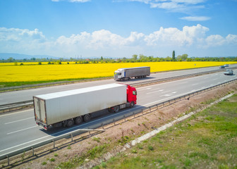 Cargo Trucks and Roads