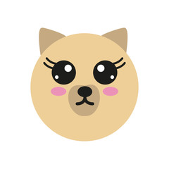 Vector illustration with dog