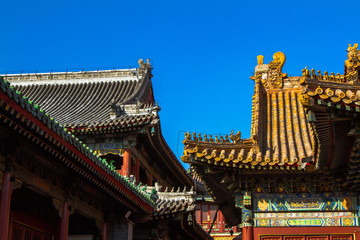 Fototapeta na wymiar Lama Temple, Beijing, China