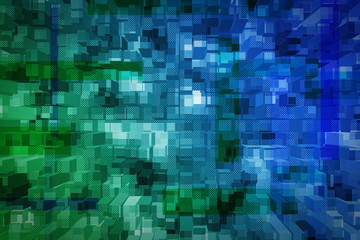 abstract techno background cubes squares