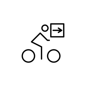 Bike directions icon