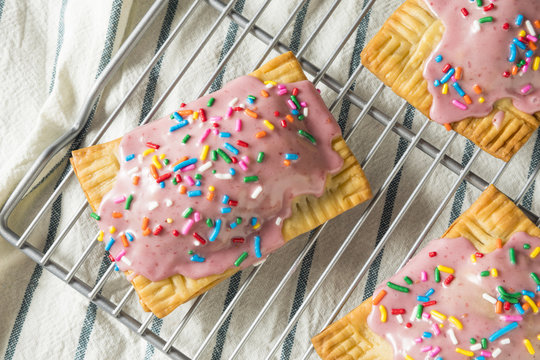 Sweet Homemade Strawberry Toaster Pastries