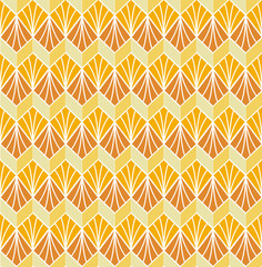 Abstract Seamless Art Deco Pattern. Stylish antique background.