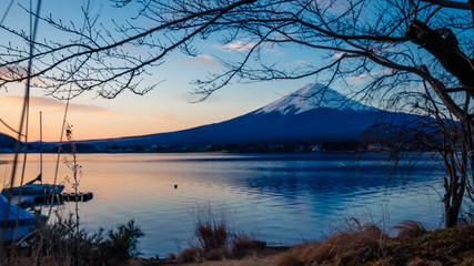 Stunning View of Fuji Mountain 