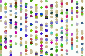 Color abstract mixed pattern generative art background. Web, vector, shape & digital.