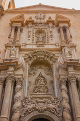 Details of the Church of Elche, Spain