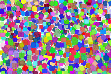 Background abstract square, rectangle pattern for design. Mosaic, drawing, messy & web.