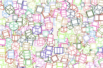 Abstract conceptual square, rectangle pattern. Creative, details, backdrop & surface.