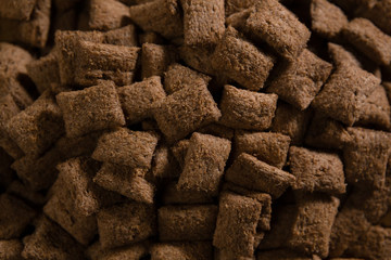 Close-up of chocolate toast crunchs 