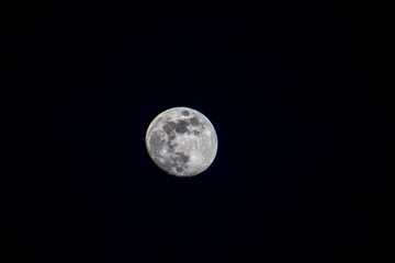 Mond - vollmond bei nacht