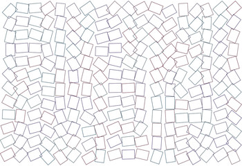 Background abstract square, rectangle pattern for design. White, mosaic, vector & cover.