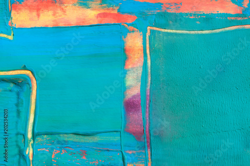 Abstract Painting Gouache Colors Detail Stock Photo And Royalty